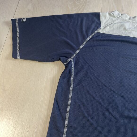 Tampa Bay Rays Shirt Men’s Medium MLB True Fan V-Neck Blue Baseball Stitching - Picture 14 of 16